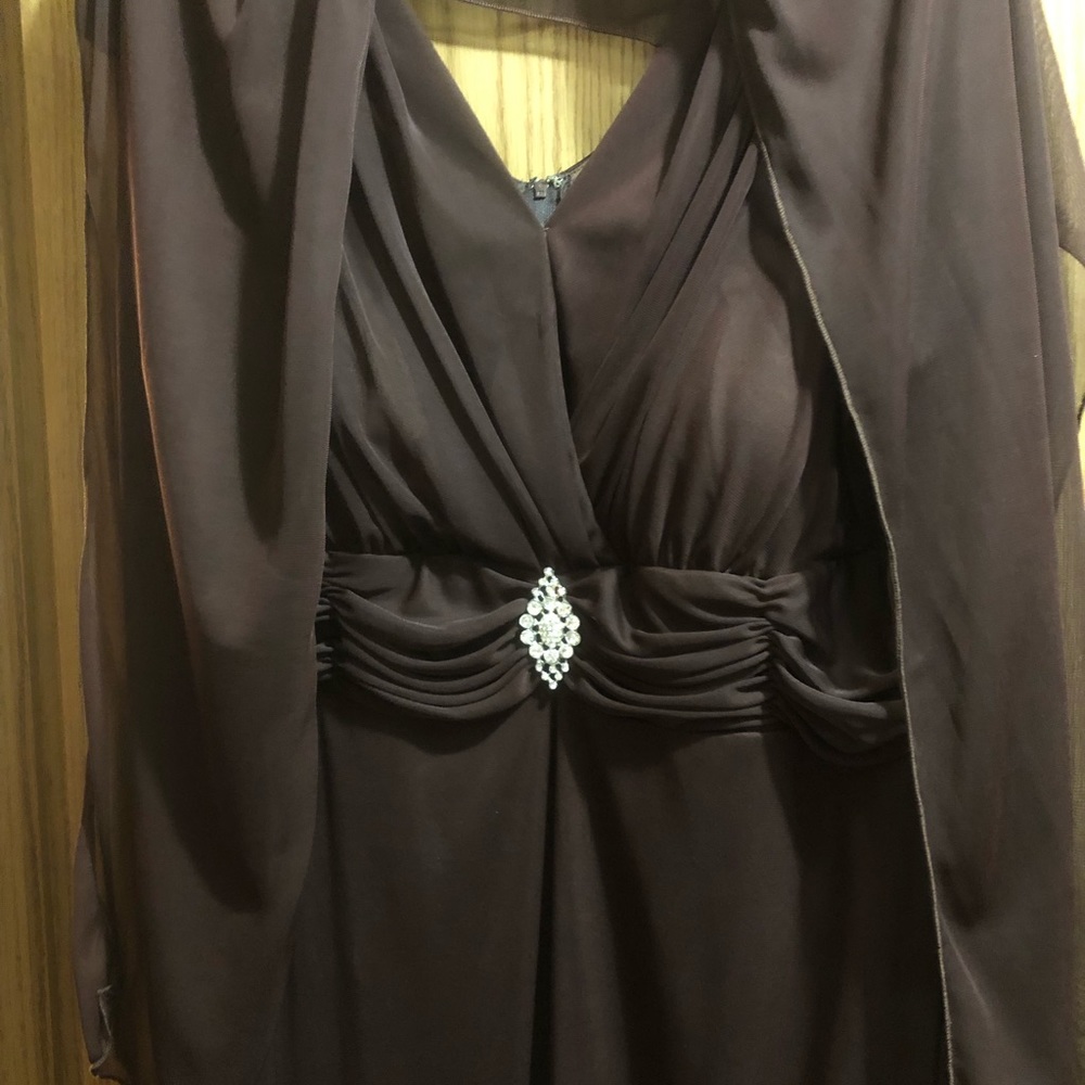 Semi formal chocolate brown dress